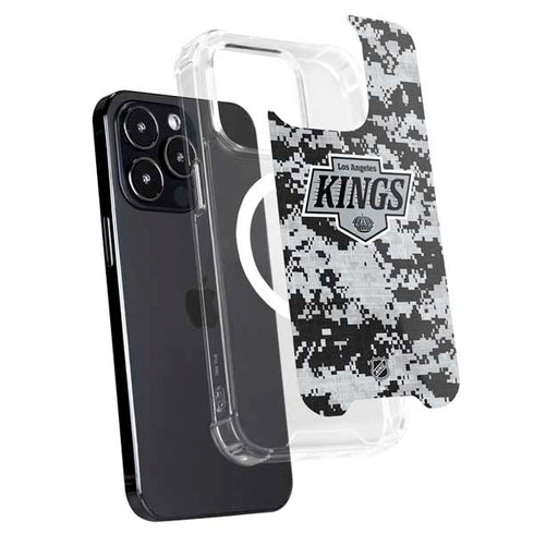 NHL Los Angeles Kings Camo iPhone 15 Pro MagSafe Case